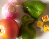 A picture of step 1 of Yadiya salad.