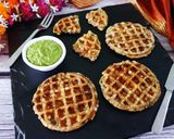 A picture of step 5 of Falahari Sabudana Waffles.