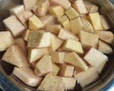 A picture of step 1 of Elephant yam farali sabji.