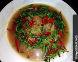 Foto langkah ke 9 dari resep Tumis Selada Air Kerang (Tumis Sayur Paret-Paret Ghoncah Korang).