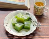 Hình bước làm 5 của món Bánh Mochi Bột Sắn Dây Trà Xanh