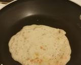 A picture of step 4 of Quick Savoury egg free pancake.