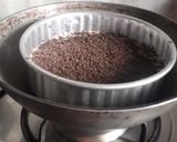A picture of step 6 of Chocolate dry fruit spongcake.