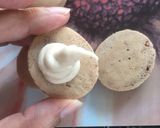 Foto langkah ke 22 dari resep Macaron - Red Velvet ft Tiramisu.