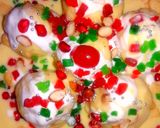 A picture of step 18 of Snowballs custard pudding.