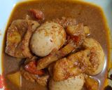 Foto langkah ke 4 dari resep Semur Tahu Telur Kentang.