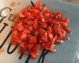 Une image de l'étape 3 de Piments verts doux aux tomates et oignon de roscoff.
