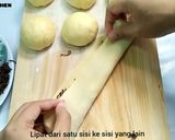 Foto langkah ke 5 dari resep Roti Sobek Cokelat Keju Super Lembut.