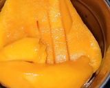 A picture of step 1 of Mango smoothie.