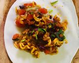 A picture of step 2 of Maggi Ghughra.