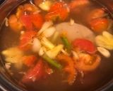 Hình bước làm 3 của món Canh cá thu nấu ngót
