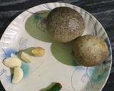 A picture of step 1 of Kaintha bell Chutney.