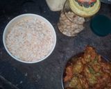 A picture of step 9 of Lauki chilka pakora with masala muri.