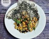 Hình bước làm 7 của món Nấm đậu xúc bánh đa (chay)