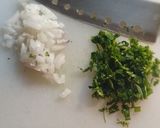A picture of step 1 of Egg Envelope paratha.