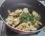A picture of step 1 of Bread Batter pakode.