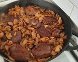 Foto del paso 8 de la receta: Lomo a la crema de limón y champiñones, con papas al pimentón