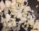 A picture of step 1 of C’kn and mushroom pie 🌱.