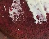 A picture of step 17 of Red velvet cheesecake.