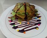 Foto langkah ke 6 dari resep Pancake Pandan Putih Telur.