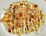 A picture of step 8 of 66 • Okonomiyaki or "Japanese Pizza" 🇯🇵.