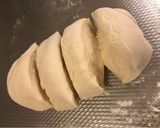 A picture of step 4 of Heart shape cheese stuffed bread (Valentine’s Day special).