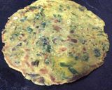 A picture of step 4 of Methi paratha.