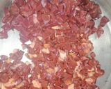 A picture of step 2 of Kidney and liver sauce.