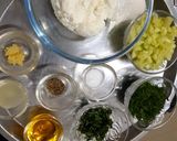 A picture of step 1 of Tzatziki Sauce.