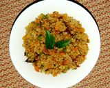 A picture of step 4 of Quinoa upma.