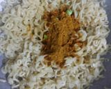 A picture of step 1 of Maggi basket with Ragda Paties.