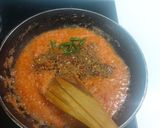 A picture of step 5 of Achary masala ladyfingers potato.