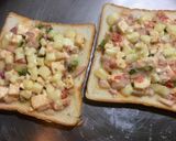 A picture of step 8 of Paneer Open Sandwich.
