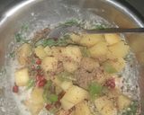 A picture of step 4 of Sweet Potato Chana Oil Free Chat.
