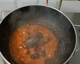 A picture of step 5 of Korean chewy garlic Potato in Red sauce.