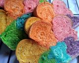 Foto langkah ke 4 dari resep Roti Tawar Rainbow.