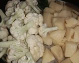 সাদা আলু আর ফুলকপি হিং দিয়ে (sada alu aarfoolkopi hing diye recipe in Bengali) রেসিপির ধাপ 1 ছবি