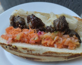 Foto del paso 6 de la receta: Sánduche🥯de carne,🍖queso🧀y plátano🥙maduro🌮