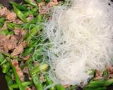 Harusame Chinese Starch Noodle with pork and green bean recipe step 5 photo