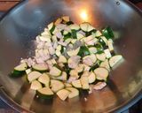 櫛瓜炒雞胸肉的食譜步驟4照片