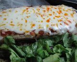 Foto del paso 10 de la receta Matambre tiernizado a la pizza con patatas, ajos y pimientos fritos