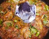 A picture of step 4 of Black pepper karahi.