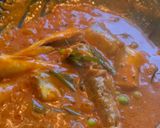 Gambar langkah 7 resipi Gulai Ikan Kacang dengan Terung Pipit.