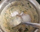 A picture of step 2 of Multipulses Methi Dhokla.