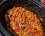 A picture of step 7 of Crockpot Calico Beans.