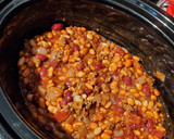 A picture of step 7 of Crockpot Calico Beans.