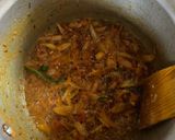 A picture of step 2 of Okra and panner masala (bhindi & panner).
