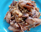 Foto del paso 10 de la receta: Calamarcitos en cebolla caramelizada y judías de Santa Pau