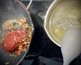 Foto del paso 4 de la receta: Arroz caldoso con bogavante y gambas