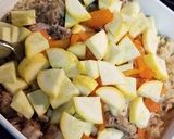 A picture of step 2 of BBQ Pulled Pork Dinner Bake & Sandwiches.